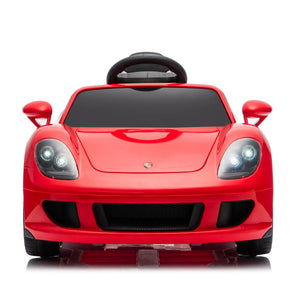 12V Porsche Carrera GT 1 Seater Ride On Car in angle view, perfect for adventurous toddlers.