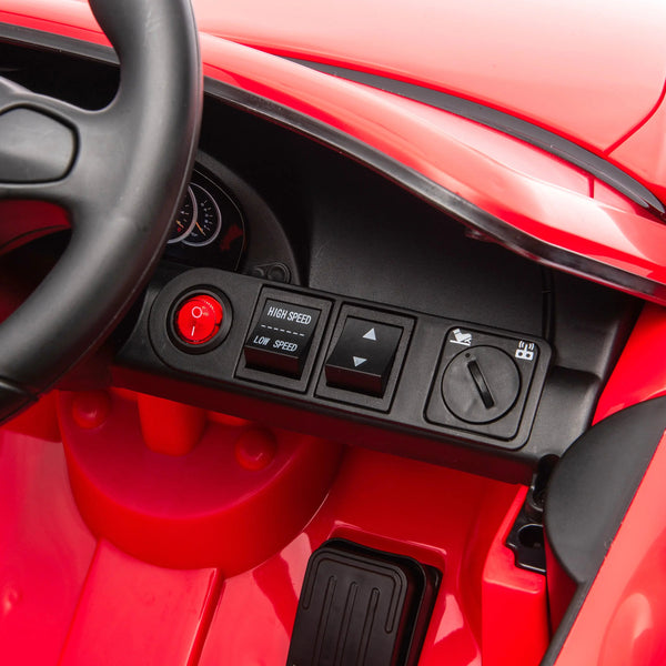 12V Porsche Carrera GT 1 Seater Ride On Car for kids, shown from angle 12, perfect for outdoor fun and adventures.