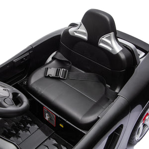 12V Porsche Carrera GT ride-on car for kids, angled view showcasing sleek design and vibrant colors.