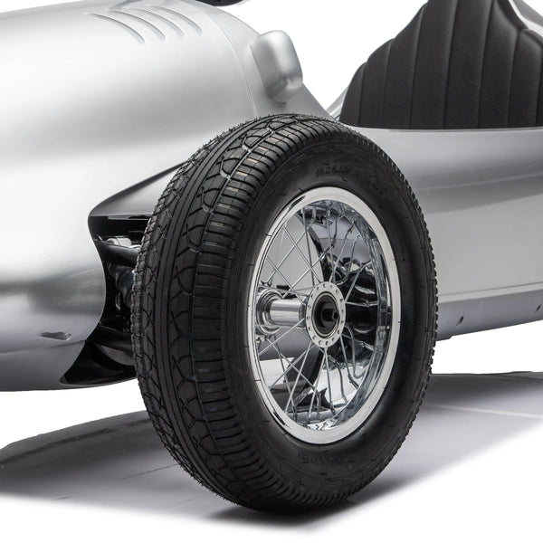 24V Audi Union Typ D Ride On car for kids, showcasing sleek design from angle 6. Perfect for outdoor adventures!
