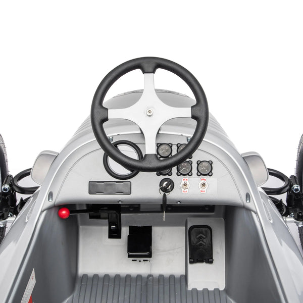 24V Audi Union Typ D Ride On car in angle view, perfect for adventurous toddlers.