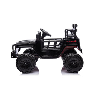 12V Freddo Ranger 4x4 Ride On car for kids, angled view showcasing its sturdy design and vibrant colors.