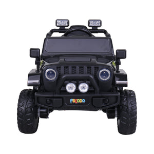 12V Freddo Ranger 4x4 Ride On car for kids, showcasing angle 4 view, perfect for outdoor adventures.