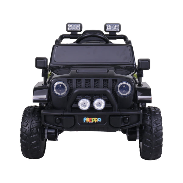 12V Freddo Ranger 4x4 Ride On car for kids, showcasing angle 4 view, perfect for outdoor adventures.