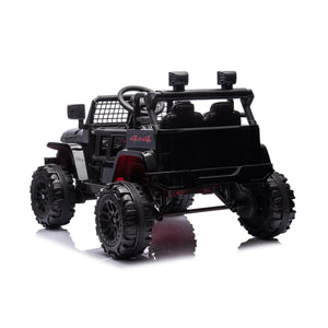 12V Freddo Ranger 4x4 Ride On car for kids, angled view showcasing its vibrant design and sturdy build.