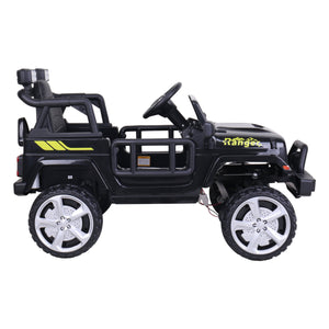 12V Freddo Ranger 4x4 ride-on car for kids, showcasing its rugged design from angle 6. Perfect for outdoor adventures!