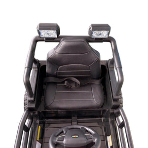 12V Freddo Ranger 4x4 Ride On car for kids, shown from angle 8, perfect for outdoor adventures.