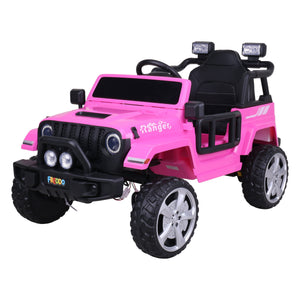 12V Freddo Ranger 4x4 Ride On car for kids, shown at angle 9, perfect for outdoor adventures and fun playtime.