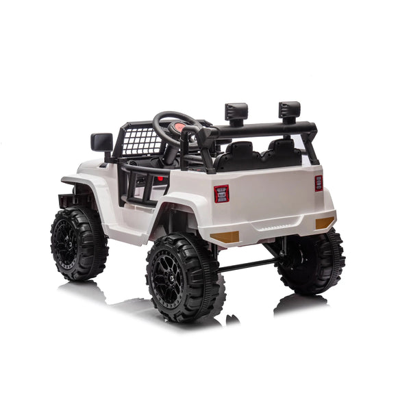 12V Freddo Ranger 4x4 Ride On car for kids, shown from angle 6, vibrant design and sturdy build for outdoor fun.