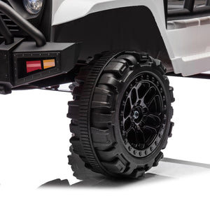 12V Freddo Ranger 4x4 Ride On car for kids, shown from angle 7, perfect for outdoor adventures.