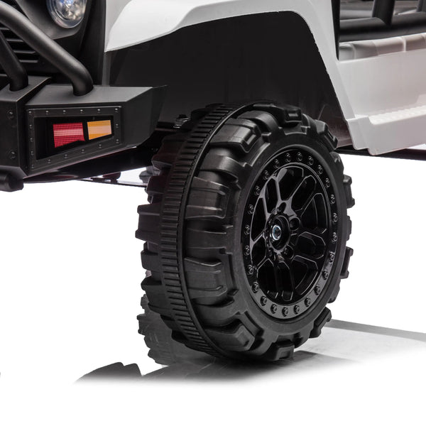 12V Freddo Ranger 4x4 Ride On car for kids, shown from angle 7, perfect for outdoor adventures.