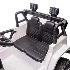 12V Freddo Ranger 4x4 Ride On car for kids, shown from angle 9, perfect for outdoor adventures and fun playtime.