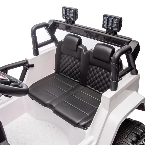 12V Freddo Ranger 4x4 Ride On car for kids, shown from angle 9, perfect for outdoor adventures and fun playtime.