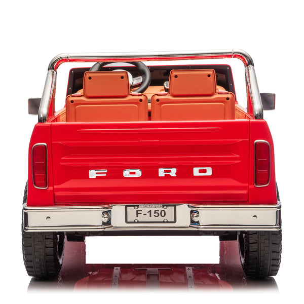 Officially Licensed Ford F-150 24V 2-Seater Kids Ride-On Truck