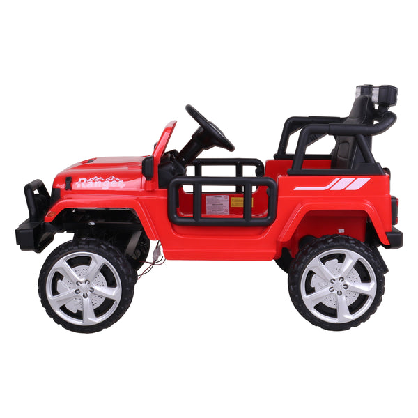 12V Freddo Ranger 4x4 Ride On car for kids, angled view showcasing its design and features.