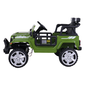 12V Freddo Ranger 4x4 Ride On car for kids, angled view showcasing its design and features.