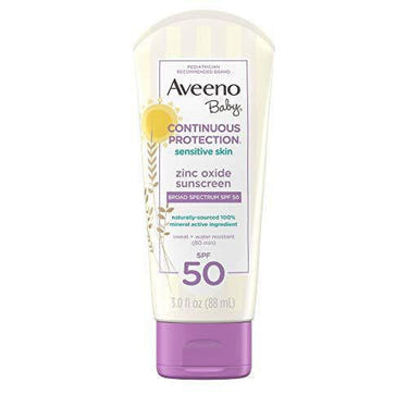 Aveeno Baby Continuous Protection Mineral Sunscreen Lotion SPF 50