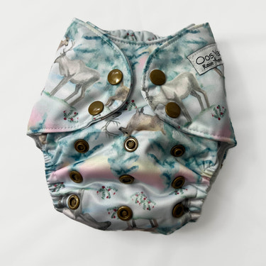 Wildling (newborn) Cloth Pocket Diaper - Sunset Serenity - MOOGCO Baby