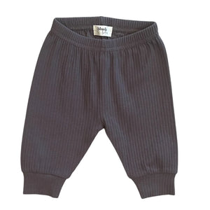 Ribbed Pant - Coal