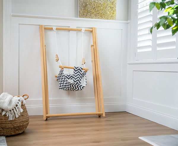 Spruce | Foldable Baby Swing - Gray