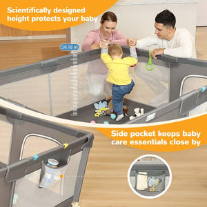 Li'l Pengyu Large Baby Playpen