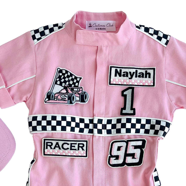 Costumes Club Handmade Race Car Driver Costume for Toddlers - Halloween Costume, Cars Boys Racing Outfit, Toddler Racer Suit by Costumes Club