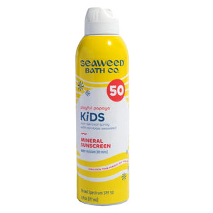 The Seaweed Bath Co - Kids Papaya Sunscreen, 6 fl oz - Gentle Sun Protection