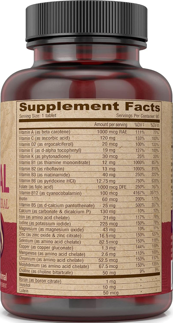Deva Prenatal Vegan Multivitamin & Mineral: Support Mom & Baby Naturally (90 Tablets)