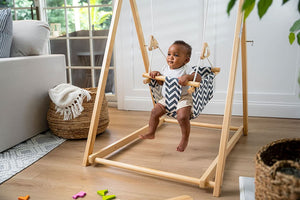 Spruce | Foldable Baby Swing - Gray