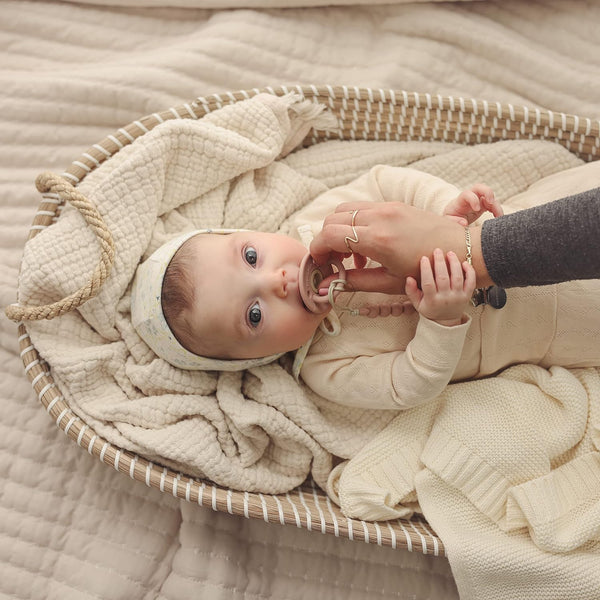 Organic Classic Luxury Knit Baby Swaddle Blanket