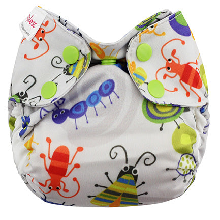 Newborn Simplex organic cotton diaper bag at angle 28, showcasing its stylish design and eco-friendly material.