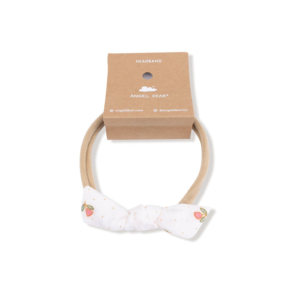 Petite Pointe Fleur - Bow with Nylon Headband