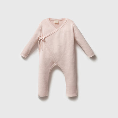 Knit Heirloom Organic Kimono-Pink