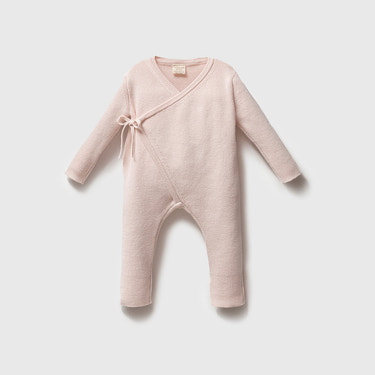 Knit Heirloom Organic Kimono-Pink