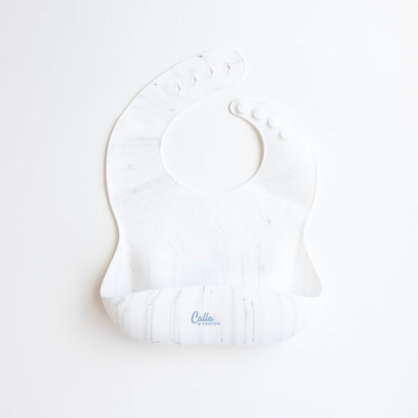 Calla and Friends Catch All Silicone Bib with Open Pocket