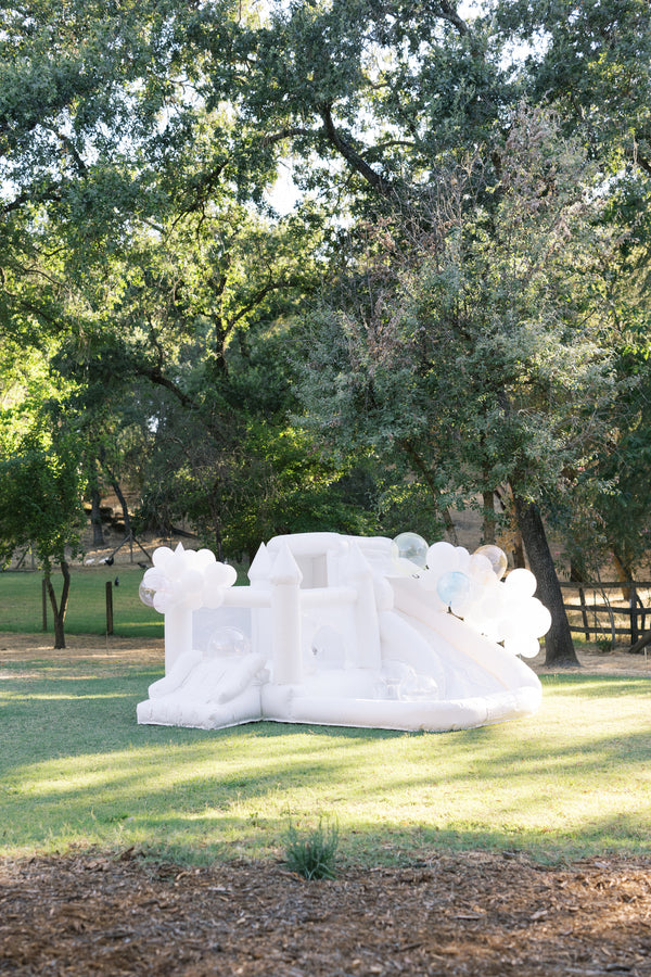 Mini Ella - White COMBO Bounce and Splash Water Slide