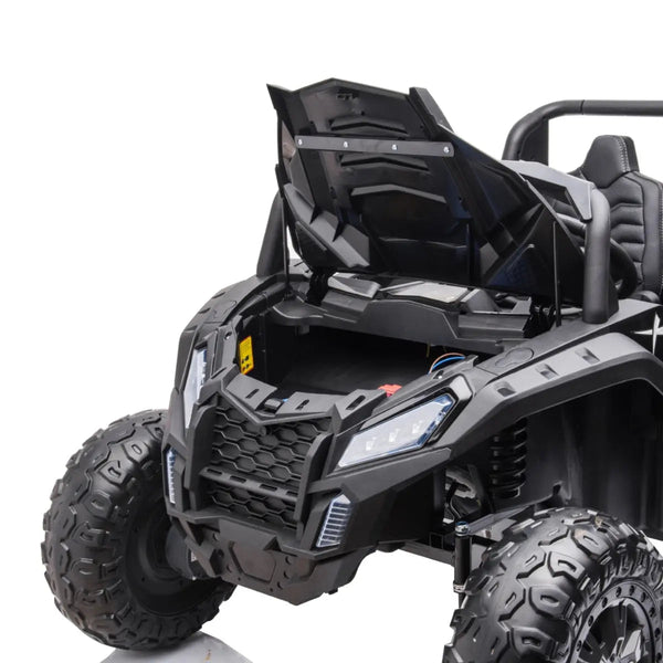 24V 4x4 Freddo Dune Buggy Buccaneer 2 Seater Ride-on from an angled view, perfect for adventurous kids.