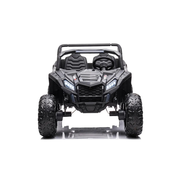 24V 4x4 Freddo Dune Buggy Buccaneer 2 Seater Ride-on in angle view, perfect for adventurous kids.