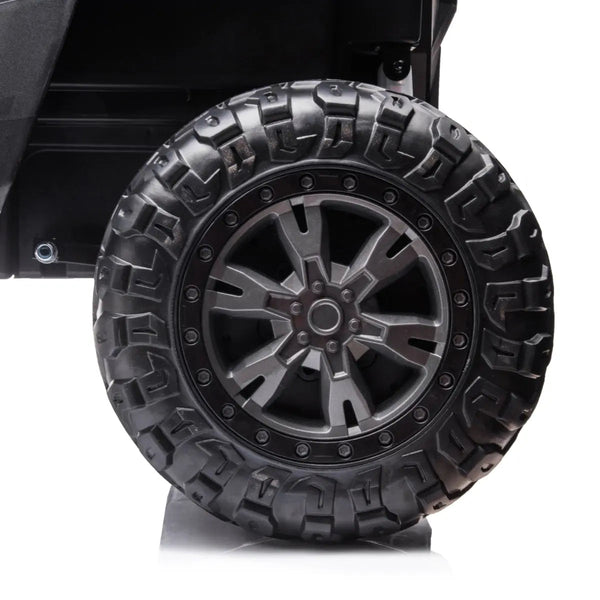 24V 4x4 Freddo Dune Buggy Buccaneer 2 Seater Ride-on from an angled view, perfect for adventurous kids.