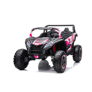 24V 4x4 Freddo Dune Buggy Buccaneer 2 Seater Ride-on at a 35-degree angle, perfect for adventurous kids.