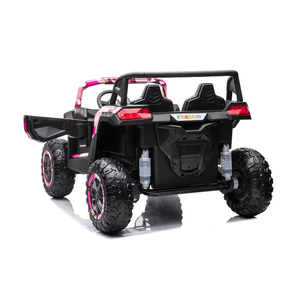 24V 4x4 Freddo Dune Buggy Buccaneer 2 Seater Ride-on in angle view, perfect for adventurous toddlers.