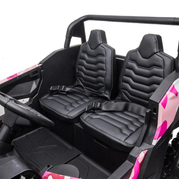 24V Freddo Dune Buggy Buccaneer 2 Seater Ride-on for kids, angled view showcasing design and features.