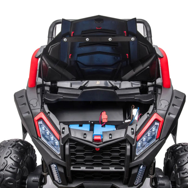 24V 4x4 Freddo Dune Buggy Buccaneer 2 Seater Ride-on, angled view showcasing its fun design for kids.