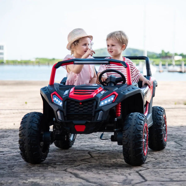 24V Freddo Dune Buggy Buccaneer 2 Seater Ride-on for kids, showcasing stylish design from angle 8.
