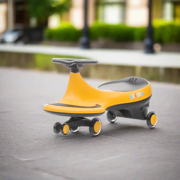 Freddo Toys Swing Car with Flashing Wheels