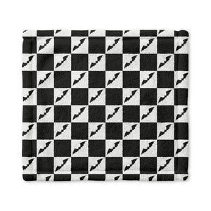 Checkered Bats Minky Lovey Blanket