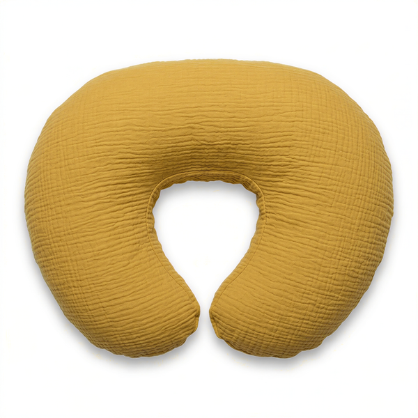 Wendy Anne C-Shaped Nursing Pillow Cover Organic Cotton Gauze