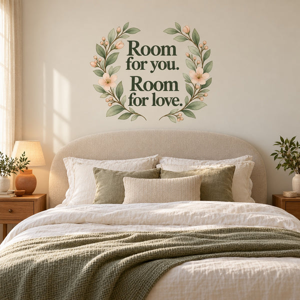 Room for you. Room for love Quote Wall Decal for Mom, image 1