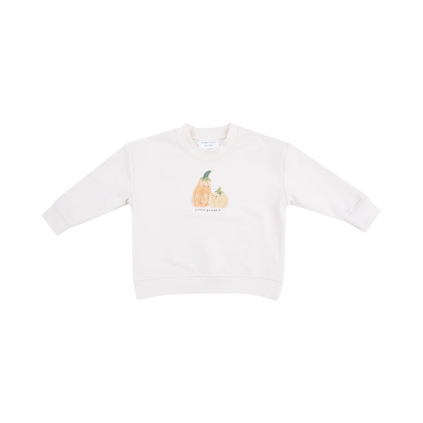 Halloween Tutus and Tops - Little Pumpkin Drop Sleeve Sweatshirt