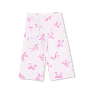 Pretty Bows - High Waisted Wide Leg Pant